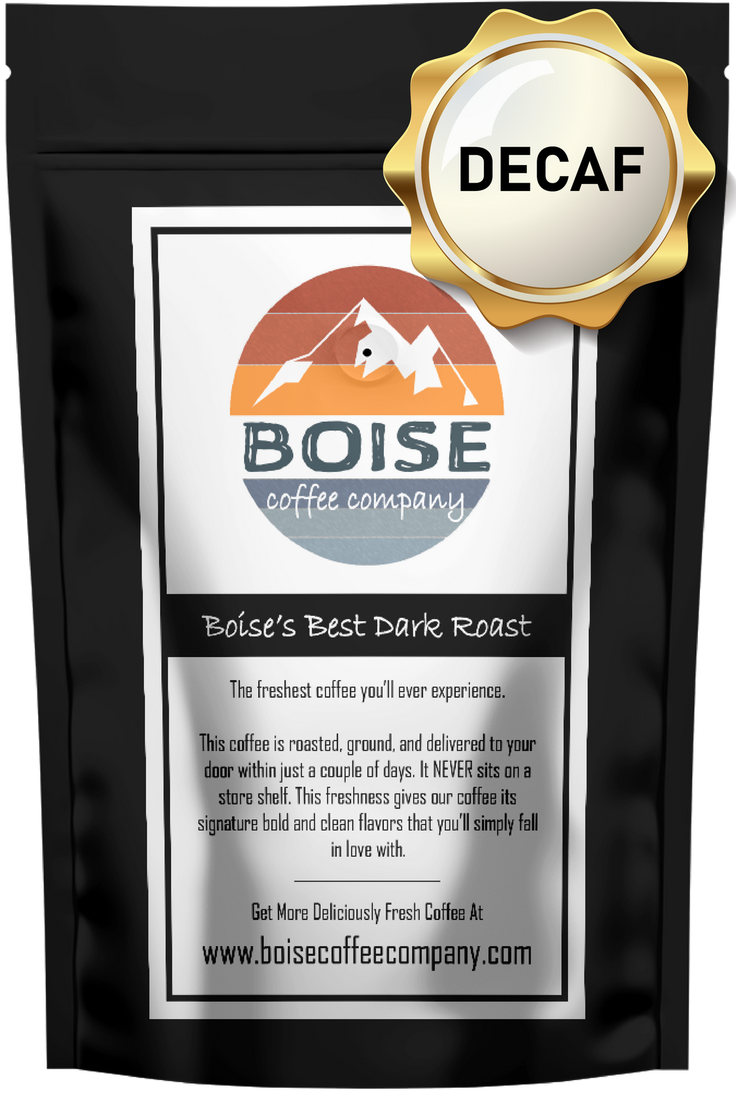 Boise's Best Dark Roast -  Unenergetic Version (Swiss Water)